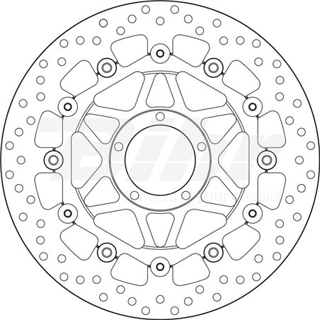 DUCATI 1299 PANIGALE S 15 - DISCO FLOTANTE DELANTERO BREMBO DUCATI 1299 PANIGALE S 15 - DISCO FLOTANTE DELANTERO BREMBO